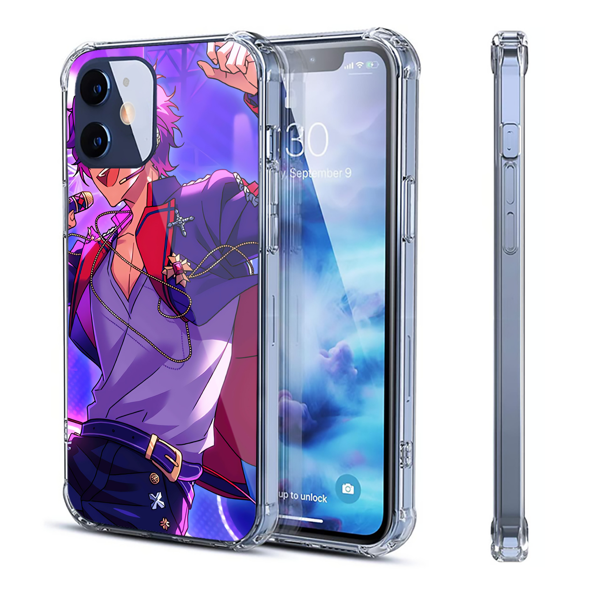 （画像用） あんさんぶるスターズ! Ensemble Stars 【iPhone 12シリーズ対応】透明スマホケース（クリアソフトケース）